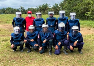 28 more reincorporated combatants pass evaluations for humanitarian demining work in Caquetá