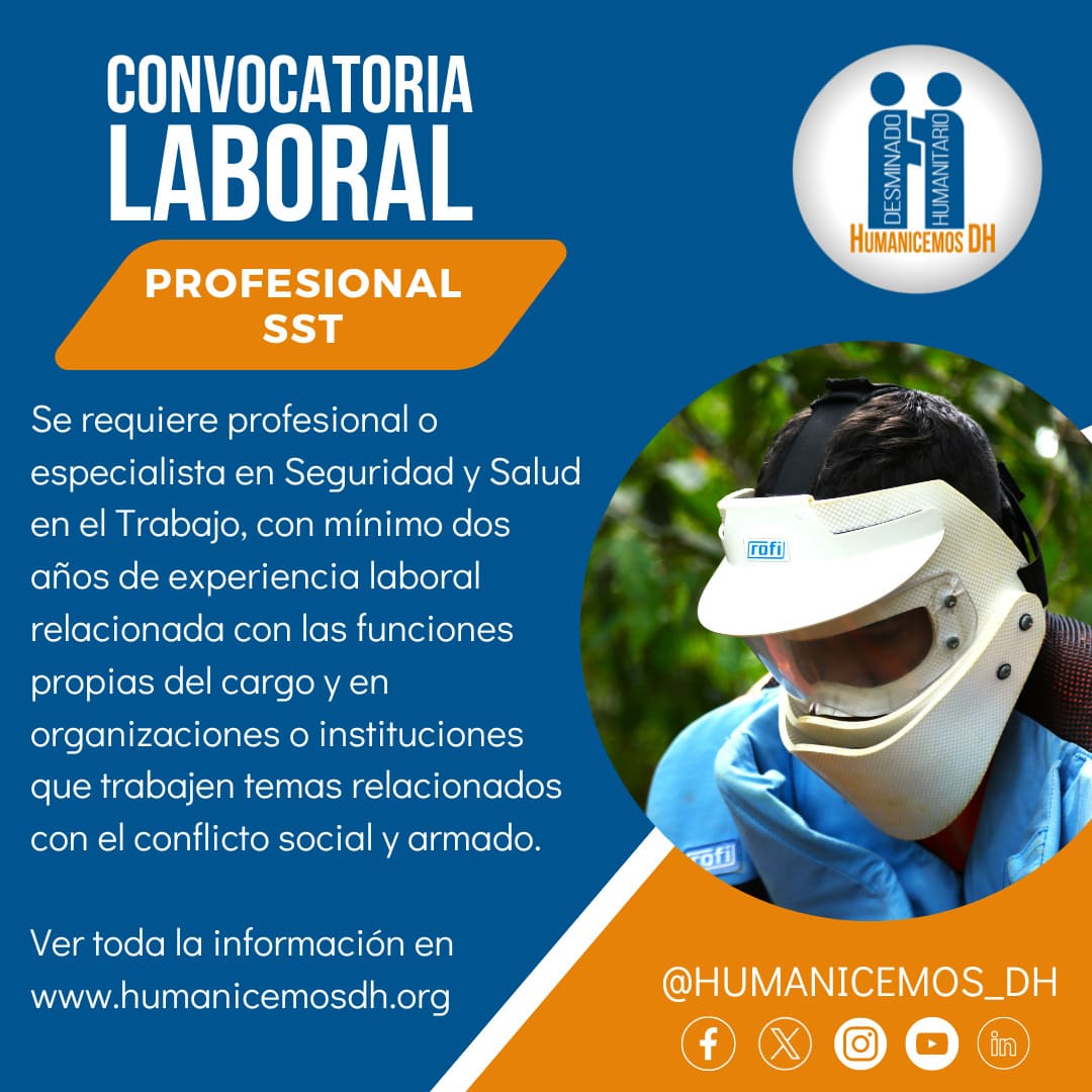 Profesional en Seguridad y Salud en el Trabajo – Bogotá